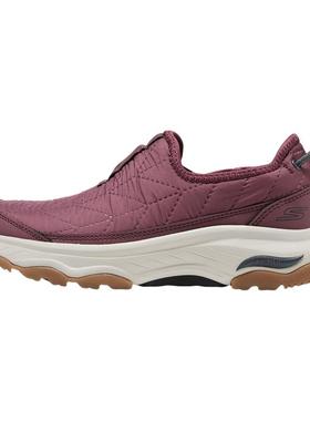 Skechers斯凯奇女子舒适轻便加绒保暖一脚蹬休闲健步鞋124898-RAS