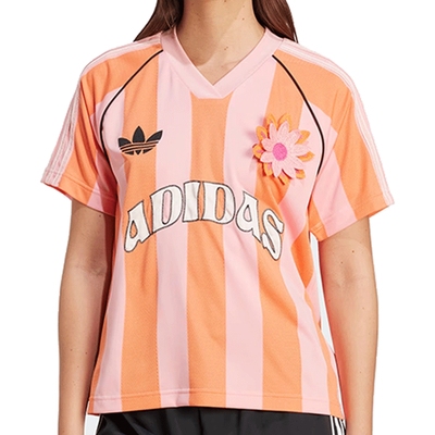 adidas阿迪达斯三叶草女子JERSEY运动休闲短袖T恤KC0673