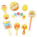 婴儿摇铃玩具0一1岁半3到6个月以上沙锤抬头训练哄娃神器宝宝益智