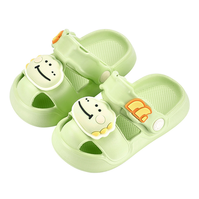 幸福玛丽儿童拖鞋男童夏季宝宝洞洞鞋可爱恐龙浴室洗澡幼儿沙滩鞋