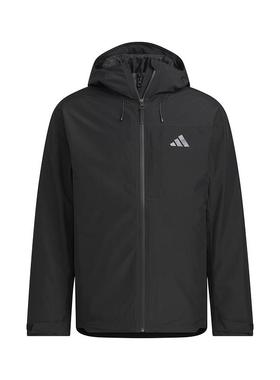 Adidas阿迪达斯男装2025冬季新款TECH DOWN JKT连帽羽绒服KQ5505