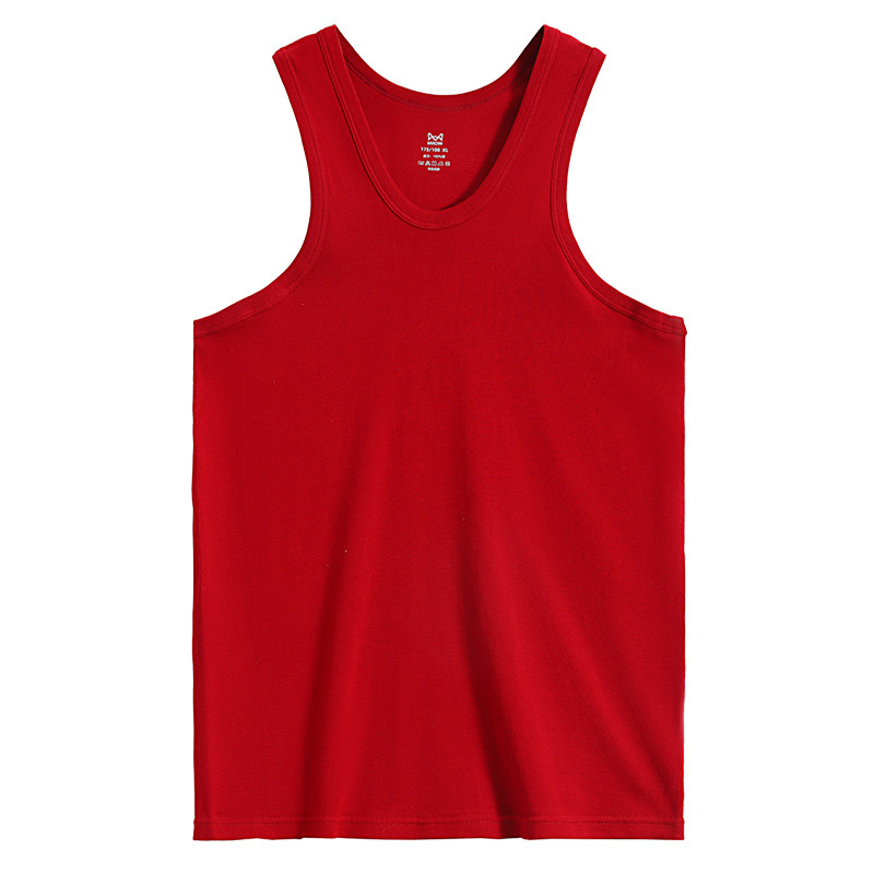 猫人红背心本命年男士2026马年纯棉男款安哥拉红内衣内裤袜子套装,女士内衣/男士内衣/家居服,保暖背心,淘宝优惠券,粉丝福利购,淘宝优惠卷