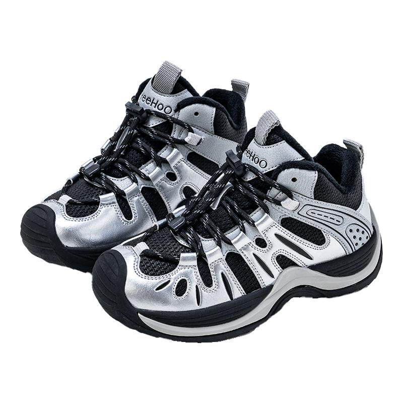 英氏童鞋儿童二棉鞋子女童冬季