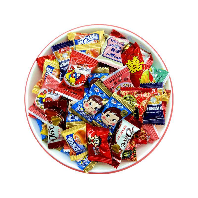 结婚专用喜糖婚糖混合散装糖果婚礼订婚什锦满月搭配混合水果散糖