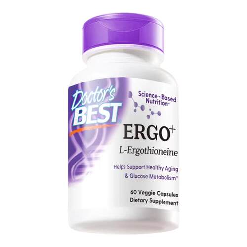 金达威Doctor'sBest多特倍斯麦角硫因pqq线粒体内调修复口服60粒