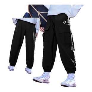 男童裤 子长裤 春季 工装 匡威儿童装 中大童跑步运动裤 裤 三防面料