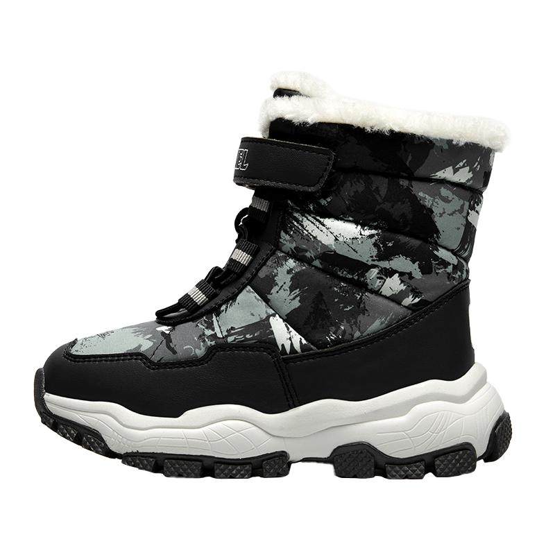 骆驼儿童雪地靴男童棉鞋