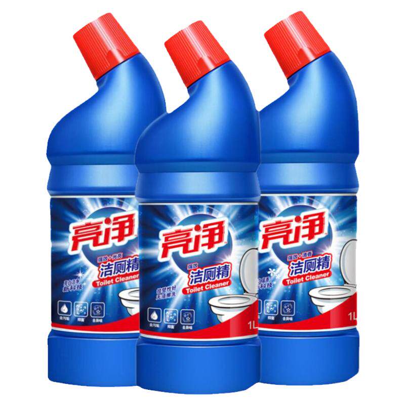 亮净洁厕灵厕所清洁剂家用清香型马桶去黄神器去异味1L*1瓶装正品