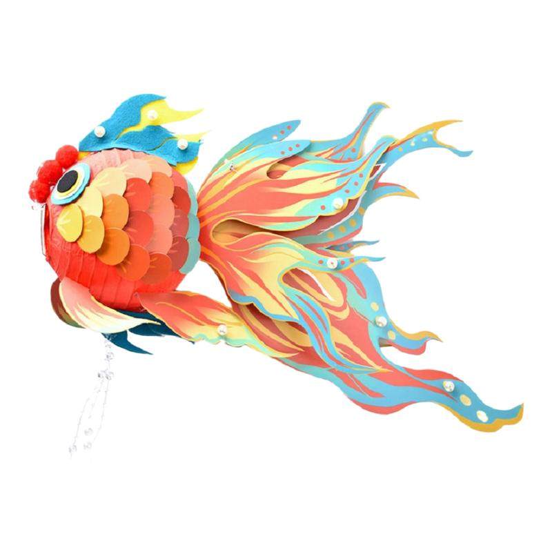 2026年春节灯笼鱼灯材料包制作儿童幼儿园手工DIY锦鲤发光金鱼灯,玩具/童车/益智/积木/模型,过家家玩具,淘宝优惠券,粉丝福利购,淘宝优惠卷
