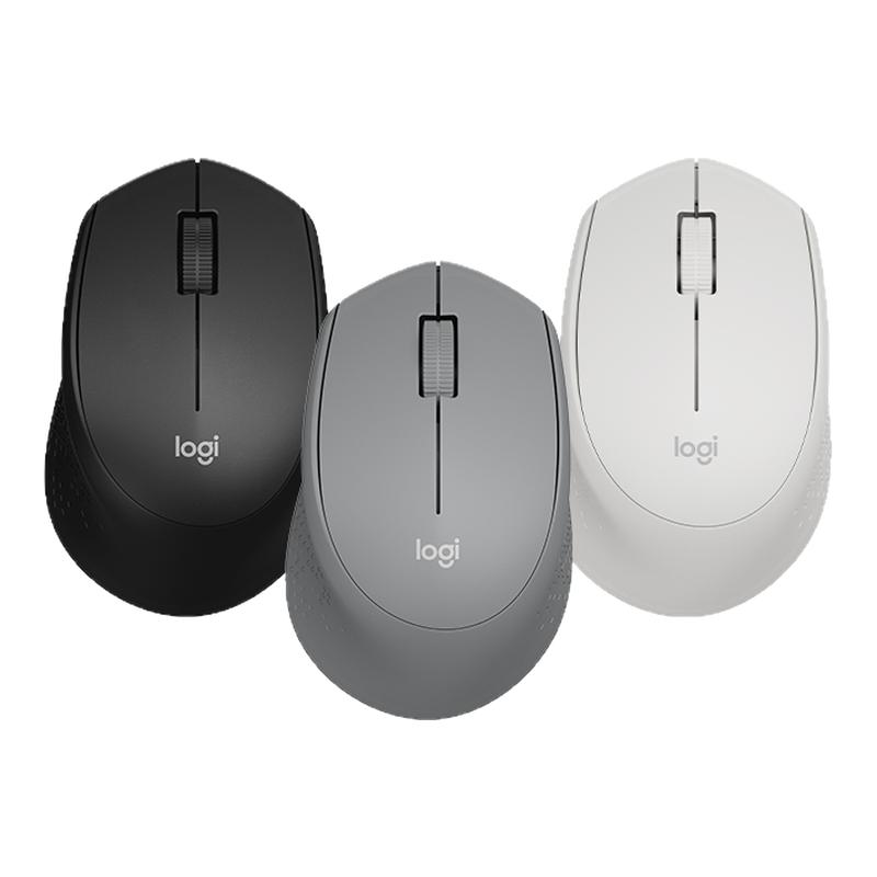 旗舰罗技M275无线鼠标USB人体工学办公游戏小滑鼠台式笔记本外设