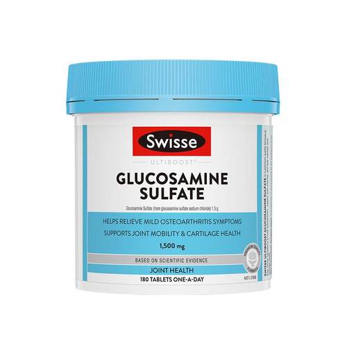 Swisse斯维诗维骨力硫酸葡萄糖胺片中老年呵护关节呵护软骨180粒