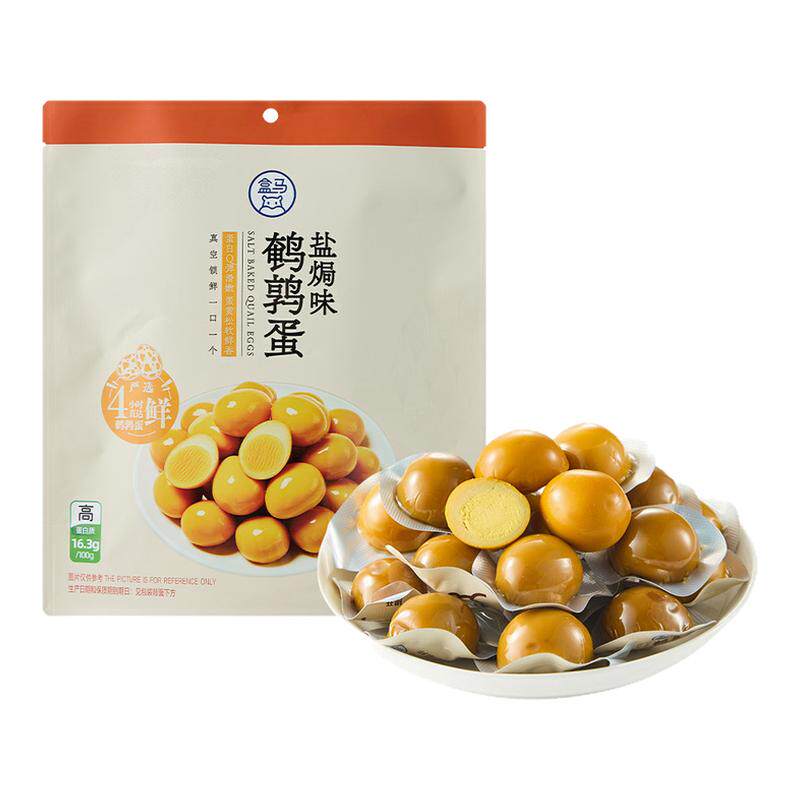 盒马 鹌鹑蛋盐焗味 1kg图片