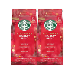 星巴克咖啡豆节日限定综合烘焙研磨咖啡豆中度烘焙冷萃热美式咖啡