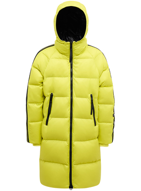 LINCCHIC金羽杰羽绒服女款冬季新款运动感中长款面包服女6251Y