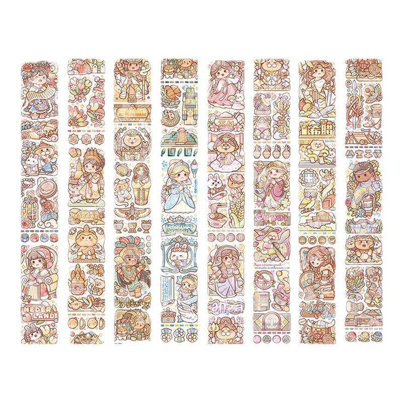 新款小麻薯系列卡通手账胶带易撕易贴手帐贴纸装饰图案少女心贴画整卷贴纸贴画素材和纸胶带套装白雪公主新品,文具电教/文化用品/商务用品,胶带/胶纸/胶条,淘宝优惠券,粉丝福利购,淘宝优惠卷
