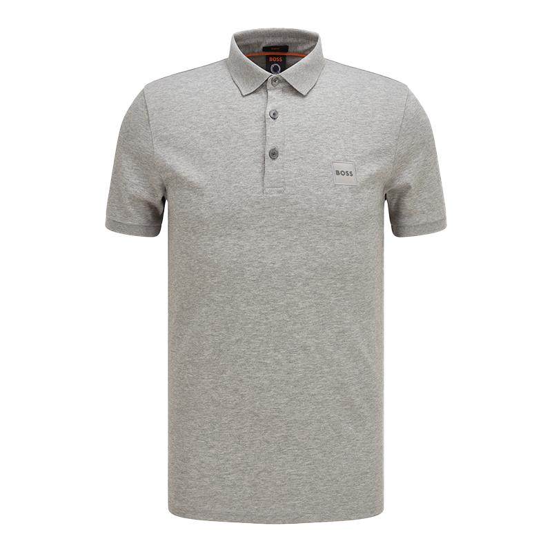 【珠地网眼】BOSS博斯 男士弹力修身短袖polo衫