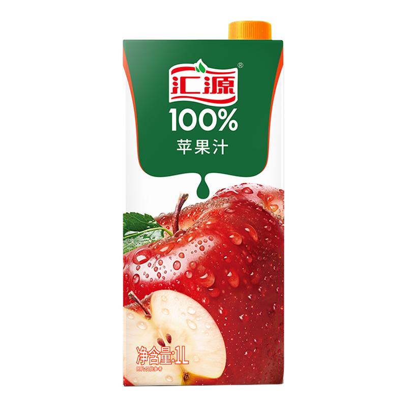汇源100%橙汁1L大瓶装果汁饮料葡萄苹果桃子汁水果味饮品聚餐整箱图片