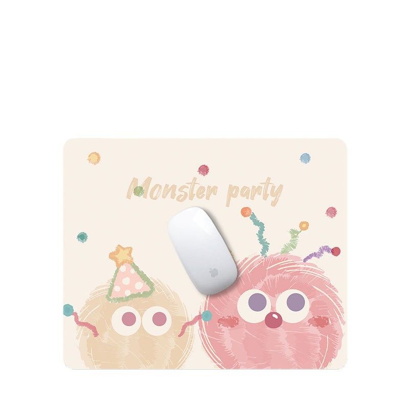 可爱毛球卡通鼠标垫女生小号高颜值办公室桌面电脑防滑桌垫子锁边,电脑硬件/显示器/电脑周边,鼠标垫/贴/腕垫,淘宝优惠券,粉丝福利购,淘宝优惠卷