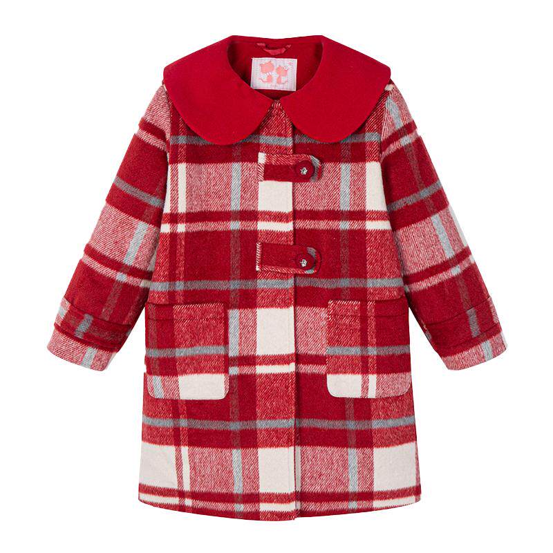 富罗迷女童外套儿童冬装2025冬季新款洋气好看女孩宝宝加厚外套,童装/婴儿装/亲子装,呢大衣,淘宝优惠券,粉丝福利购,淘宝优惠卷