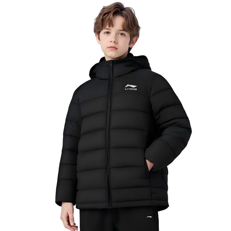 李宁儿童男女大童短羽绒服