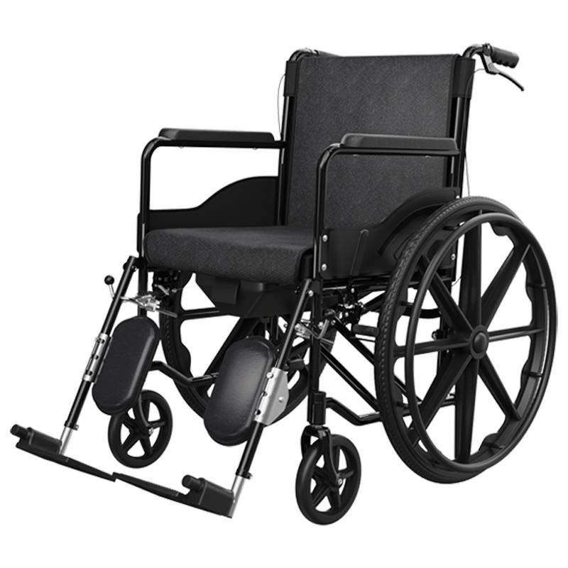 【国家补贴】恒倍舒轮椅车折叠轻便小型带坐便器专用老年人代步车,淘宝优惠券,粉丝福利购,淘宝优惠卷