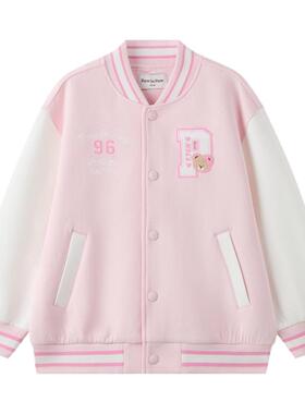 PawinPaw卡通小熊童装26年春夏新款男女童棒球服外套宽松