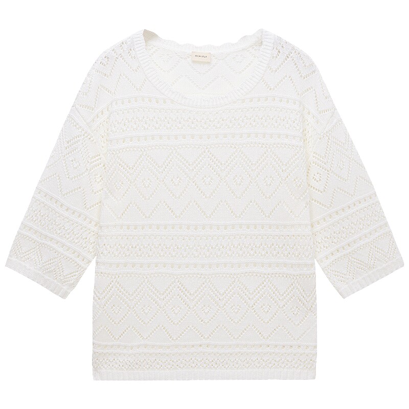 【新品】OCHIRLY欧时力 针织衫女2026春夏镂空设计感防晒