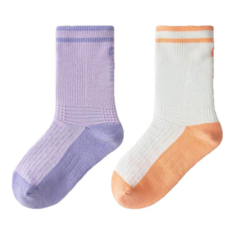 商场同款巴拉巴拉儿童袜子秋冬女童棉袜中大童运动风中筒袜两双装,童装/婴儿装/亲子装,儿童袜子(0-16岁),淘宝优惠券,粉丝福利购,淘宝优惠卷