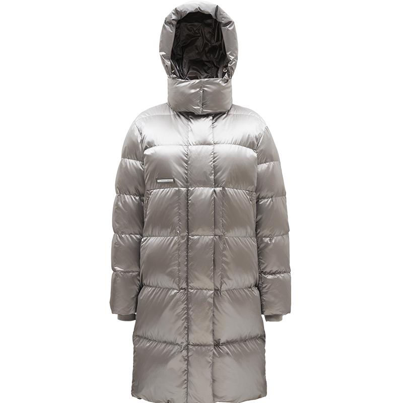 都市通勤中长款简约羽绒服