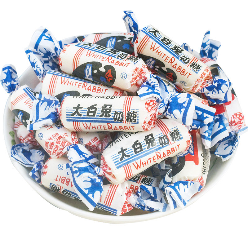 冠生园大白兔奶糖原味礼盒圣诞新年送人混合散装软糖果喜糖零食品