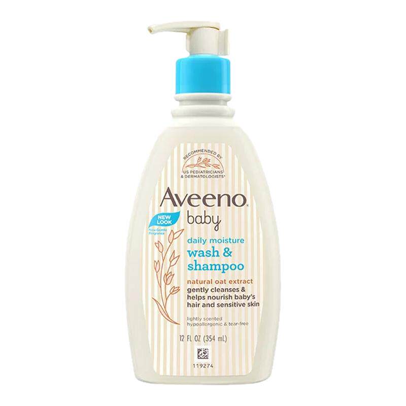 Aveeno艾惟诺艾维诺婴儿儿童宝宝洗发沐浴露二合一身体乳洗发水