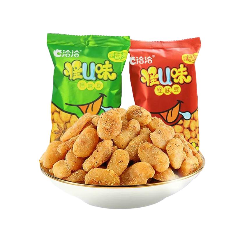 洽洽怪味蚕豆25g五香花生恰恰兰花麻辣小包装休闲炒货零食rxc