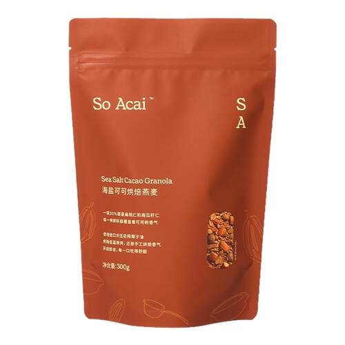 SoAcai坚果椰香抹茶烘焙燕麦片