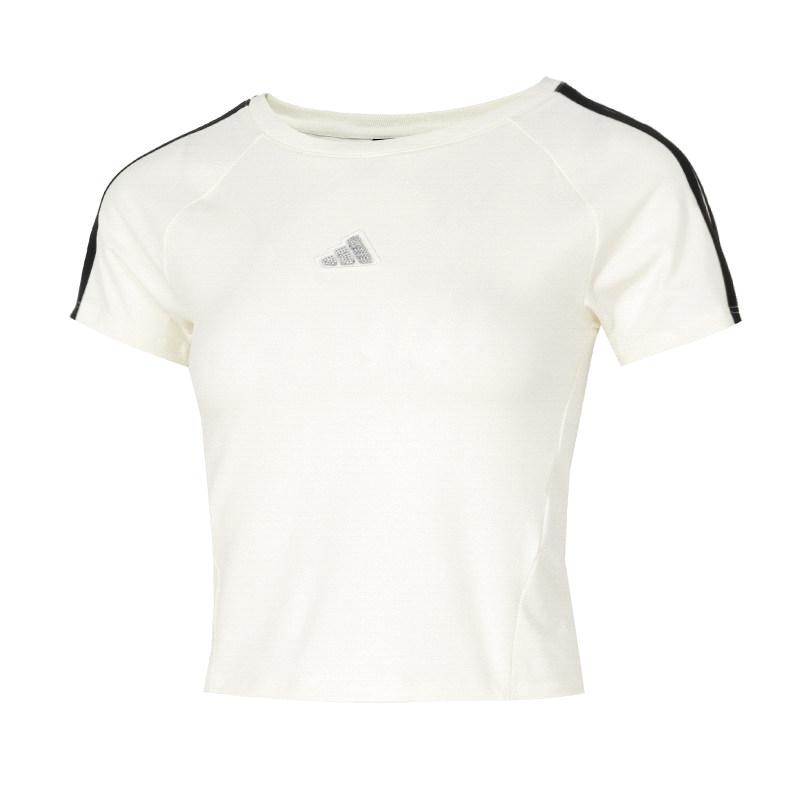Adidas阿迪达斯女装2026春季新款DCE BABY TEE透气短袖T恤KS0276