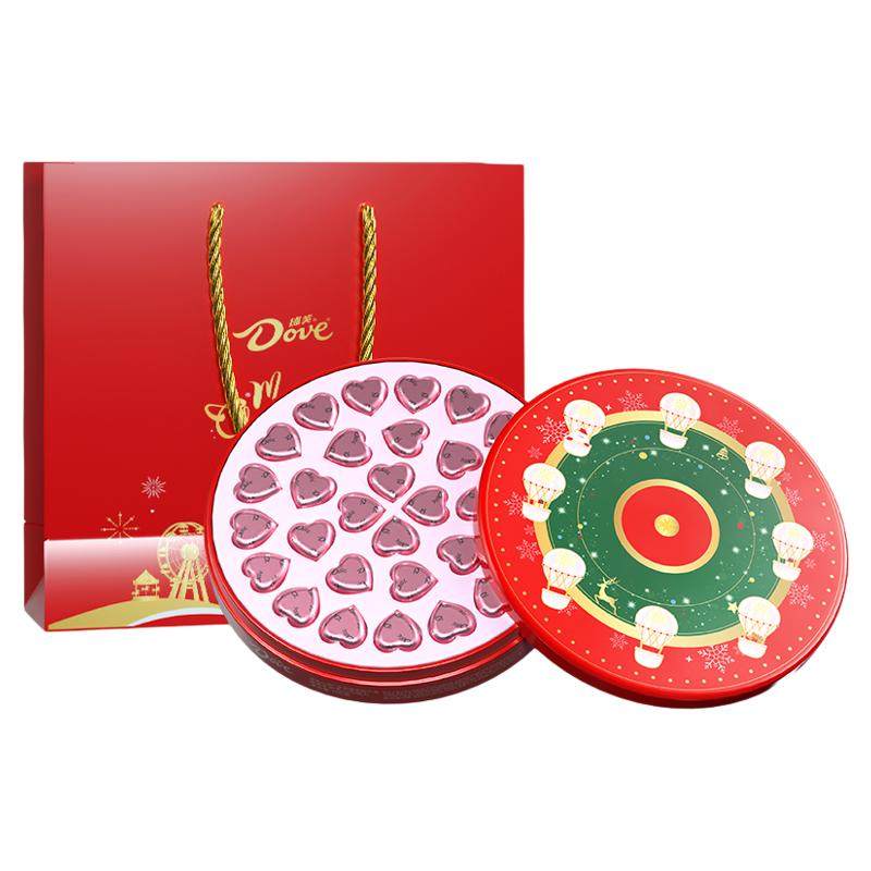 德芙摩天轮礼盒166g牛奶夹心巧克力年货节七夕节圣诞节送女友