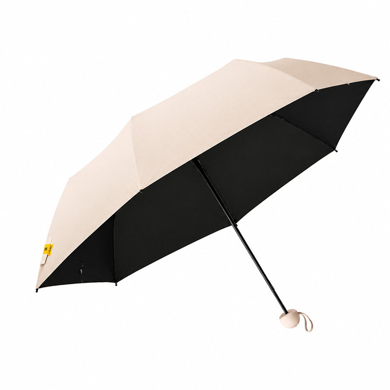 胶囊小巧便携太阳伞防晒防紫外线女晴雨两用便携遮阳伞结实六折叠