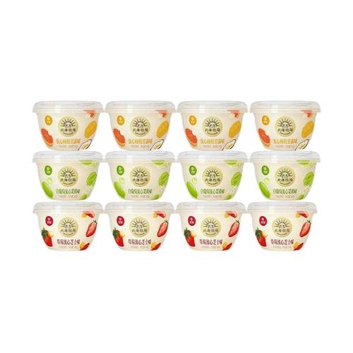 北海牧场0蔗糖酸奶12杯