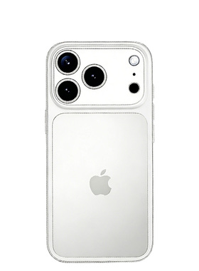 适用苹果17ProMax手机壳超薄iphone17pro新款透明磨砂17pm全包防摔ip17air透白色por保护套