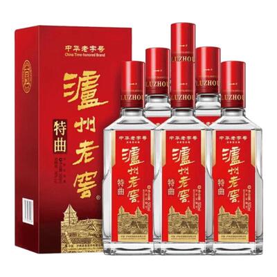 泸州老窖 38度特曲老字号 浓香型 500ml*6瓶整箱装
