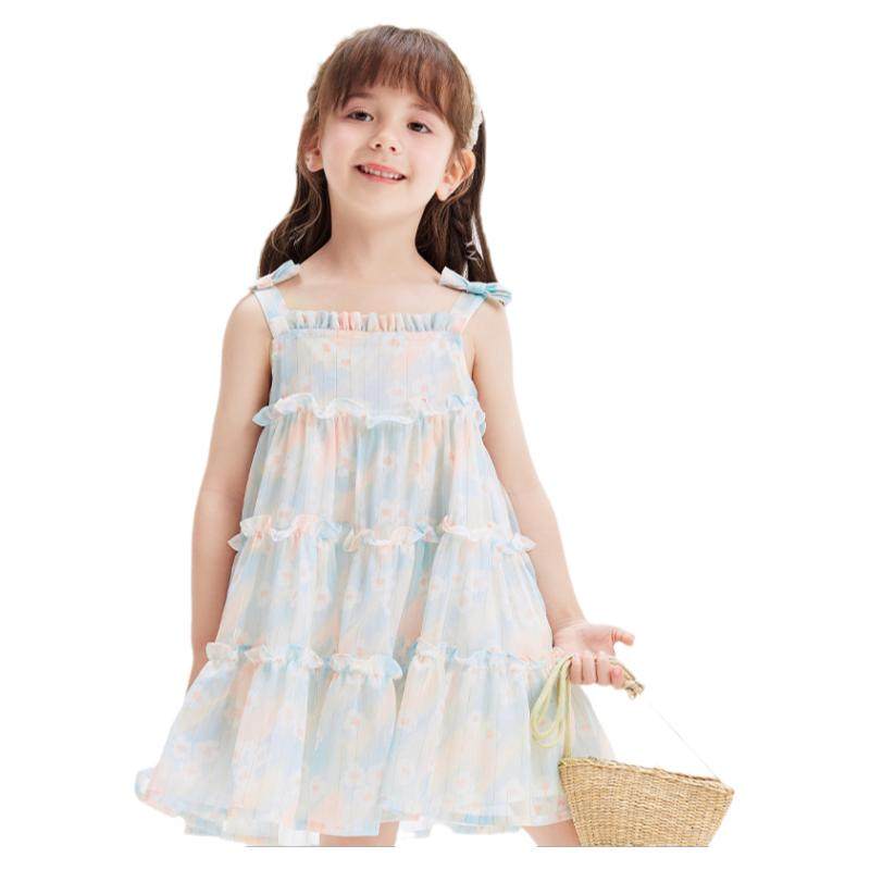 巴拉巴拉女童连衣裙蝴蝶结儿童碎花吊带裙宝宝公主裙子夏季新款潮,童装/婴儿装/亲子装,连衣裙,淘宝优惠券,粉丝福利购,淘宝优惠卷