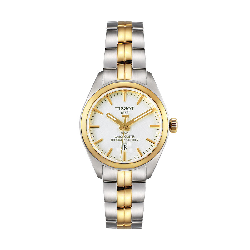 【自营】天梭(TISSOT)PR100系列女士石英手表瑞士正品节日送礼女