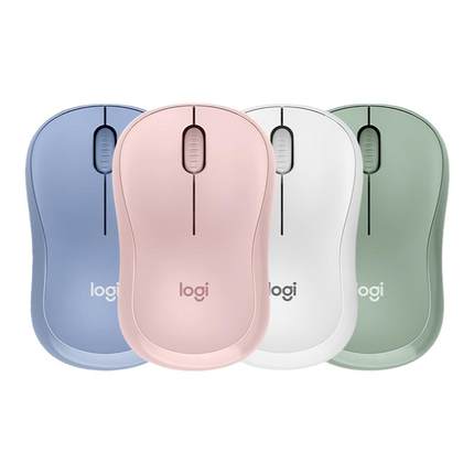 旗舰罗技M221无线鼠标安静办公游戏台式笔记本电脑小滑鼠外设女生