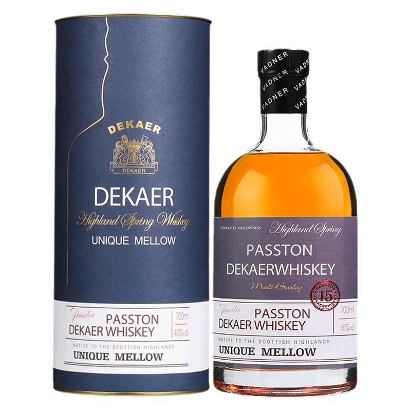 PASSTON/派斯顿 迪卡15雪莉苏格兰威士忌 700ml 调酒洋酒礼盒装