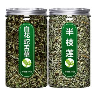 白花蛇舌草和半枝莲中药材正品500g旗舰店新鲜茶包泡水功效与作用