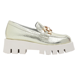 5cm增高鞋 Ruco 厚底中跟休闲鞋 女士新款 Line如卡莱蛇纹漆皮单鞋