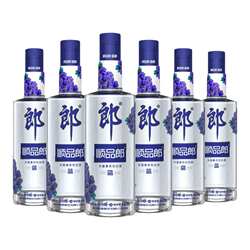 郎酒顺品郎蓝顺480ml*6装45度白酒浓酱兼香型送礼纯粮光瓶酒