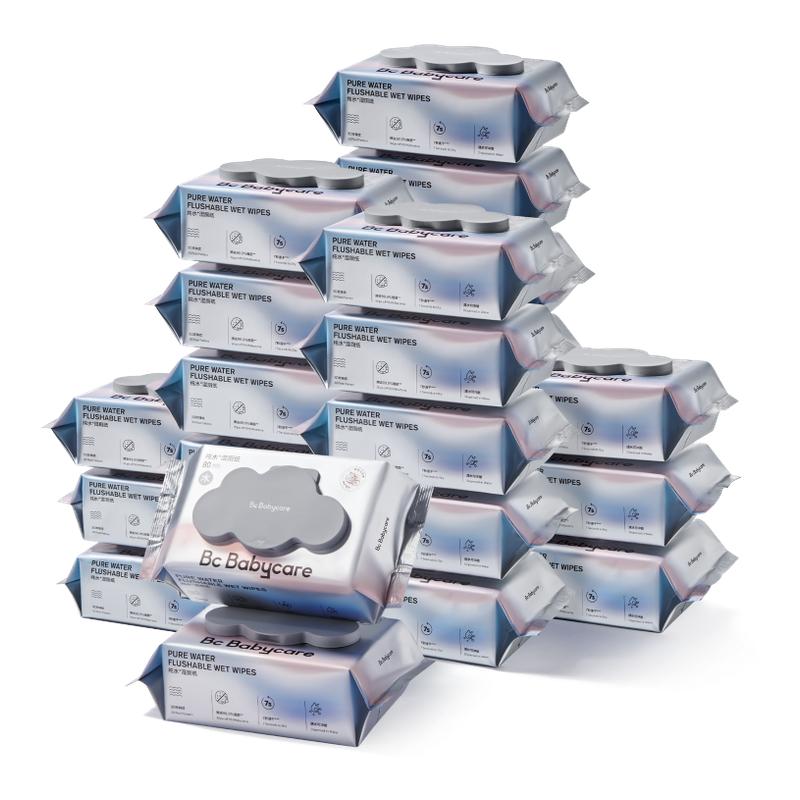 babycare纯水湿厕纸80抽