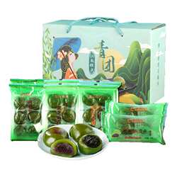 功德林青团 艾草糕点上海青团子糯米糍豆沙清明果小吃零食点心