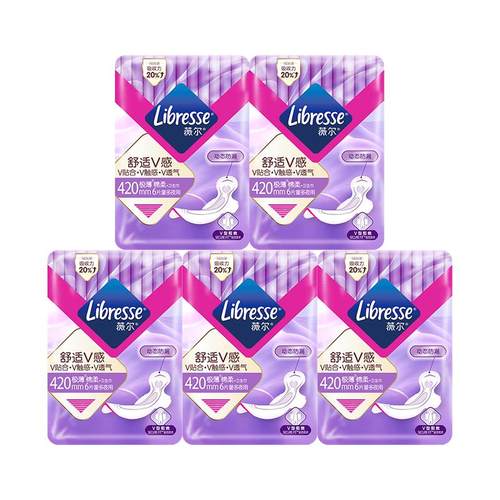 薇尔加长420mm夜用卫生巾6片10包