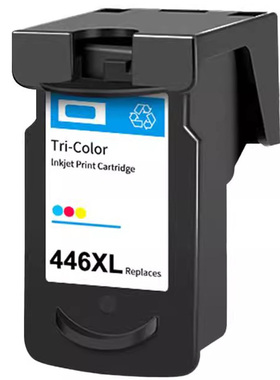 适用佳能445 446墨盒TS3140 3340 MG2440 2540s 2545 3040 2940彩色打印机MX494 3440可加墨黑色连供